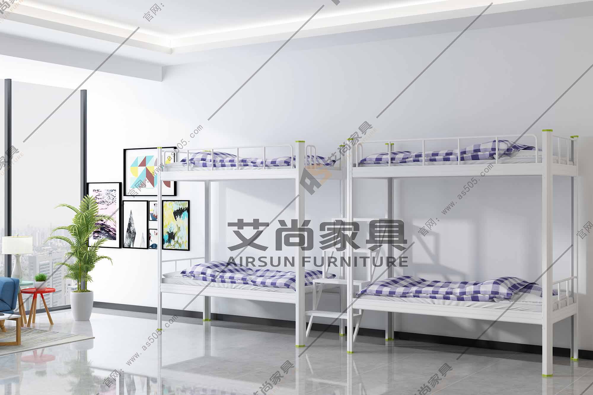 雙層上下鋪鐵床